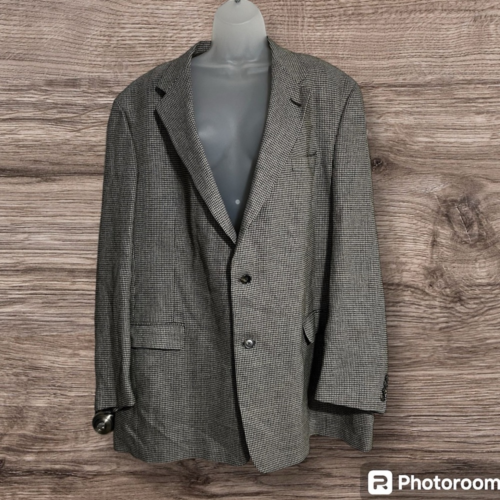Vintage Burberry Suit Jacket, Size 48 XL